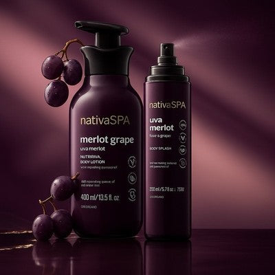 Set Corpo Uva Merlot | Crema Idratante + Body Splash