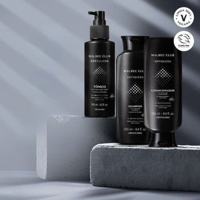 Malbec Cabelos Set Uomo Anticaduta | Trattamento Capelli O Boticário