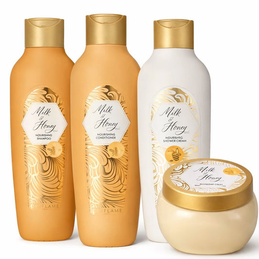 Set Completo Milk & Honey Gold – Nutrimento & Morbidezza Sublime